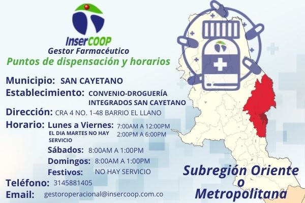 Convenio Drogueria Inercoop Sancayetano