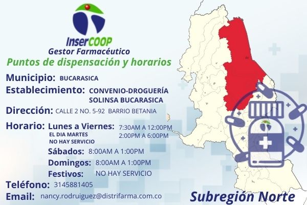 Convenio Drogueria Inercoop Bucarasica