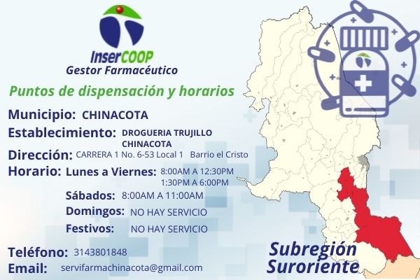 Convenio Drogueria Inercoop Chinacota