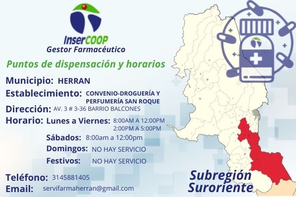 Convenio Drogueria Inercoop Herran