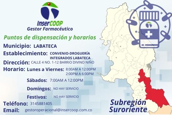 Convenio Drogueria Inercoop La Bateca