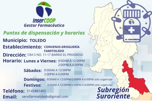 Convenio Drogueria Inercoop Toledo